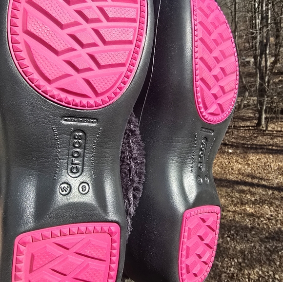 New! CROCS! Gretel Lined Clogs RARE! - Picture 3 of 8